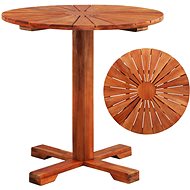  Bistro stolek 70 x 70 cm masivní akáciové dřevo - Zahradní stůl
