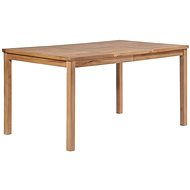  Zahradní stůl 150 x 90 x 77 cm masivní teakové dřevo - Zahradní stůl