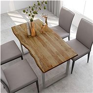 Jídelní stůl 140x70x76 cm masivní akáciové dřevo - Jídelní stůl