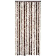 Insect curtain beige and light brown 100 x 220 cm Chenille