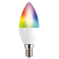 Solight LED SMART WIFI žárovka, svíčka, 5W, E14, RGB, 400lm - LED žárovka