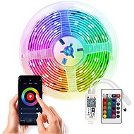 LED Light Strip Solight Wifi Smart LED Light Strip, RGB, 5m, Set with Adapter and Remote Control