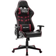 SHUMEE Gaming chair black and burgundy faux leather, 20509