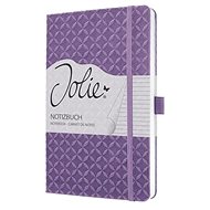 Jolie, fialová, linkovaný - Zápisník
