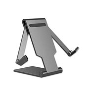 4smarts Desk Stand Fold for Smartphones and Tablets grey - Držák na mobilní telefon