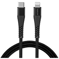 Datový kabel 4smarts USB-C to Lightning Cable PremiumCord XXL MFi certified 3m black / grey
