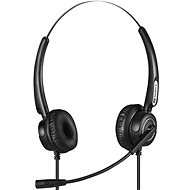 Sandberg PC USB+RJ9/11 Headset Pro Stereo, black - Headphones