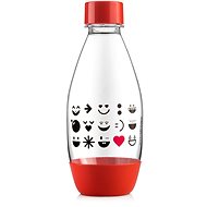 SodaStream Lahev dětská 0.5l Smajlík červená - Náhradní láhev
