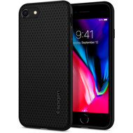 Spigen Liquid Air Black iPhone 7/8/SE 2020/SE 2022 - Kryt na mobil