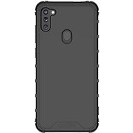 Samsung Galaxy M11 Poloprůhledný zadní kryt černý - Kryt na mobil