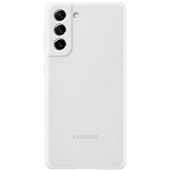 Kryt na mobil Samsung Galaxy S21 FE 5G Silikonový zadní kryt bílý
