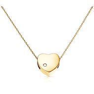 Dolcze Heart Yellow (Au585/1000, 1.64g) - Necklace