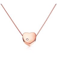DOLCZE Heart Pink (Au585/1000, 1,64 g) - Náhrdelník