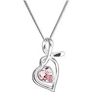 EVOLUTION GROUP 32071.3 Pink Decorated with Swarovski Crystals (Ag925/1000, 1,5g) - Necklace