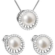 EVOLUTION GROUP 29034.1 Genuine Pearl AAA 7-7,5mm (Ag925/1000, 3,4g) - Jewellery Gift Set