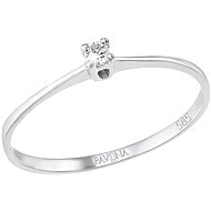 EVOLUTION GROUP 85008.1 White Gold with Diamonds (Au585/1000, 0.59g), size 54 - Ring