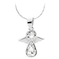 JSB Bijoux Angel with Swarovski® Crystal Stones (White) - Necklace