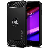 Spigen Rugged Armor Black iPhone SE 2020/SE 2022 - Kryt na mobil