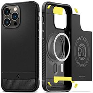 Spigen Rugged Armor MagSafe Matte Black iPhone 14 Pro - Kryt na mobil