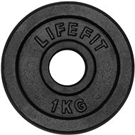 Kotouč Lifefit 1 kg / tyč 30 mm - Závaží na činky