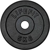Kotouč Lifefit 5 kg / tyč 30 mm - Závaží na činky