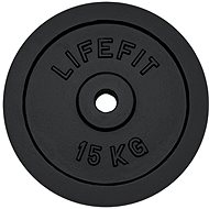 Závaží na činky Kotouč Lifefit 15 kg / tyč 30 mm