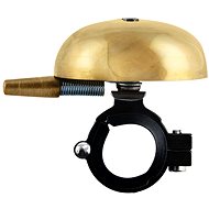 Zvonek na kolo OXFORD CLASSIC PING BRASS BELL, zlatý plášť