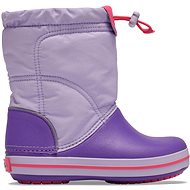 Crocband LodgePoint Boot Kids Lavender/Neon fialová - Sněhule