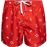 Dedoles Cheerful men's swim shorts Lifeguard red - Men's Swimwear