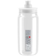 Elite Cyklistická láhev na vodu FLY CLEAR grey logo 550 ml