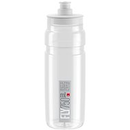 Elite Cyklistická láhev na vodu FLY CLEAR grey logo 750 ml
