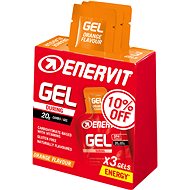 Energetický gel Enervit Gel - 3pack pomeranč