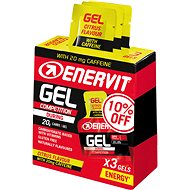 Energetický gel Enervit Gel s kofeinem - 3pack citrus - Energetický gel