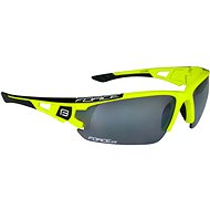 Cyklistické brýle Force CALIBRE fluo žluté, černá laser skla