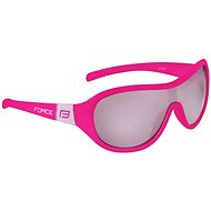 brýle FORCE POKEY dětské, růžovo-bílé, černá skla - Cyklistické brýle