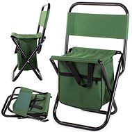 Verk 01661 Kempingová skládací židle s brašnou 2v1 zelená - Kempingová židle