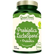 GreenFood Nutrition Probiotika LactoSpore® + Prebiotics 60 kapslí - Probiotika