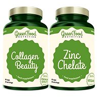 GreenFood Nutrition Collagen Beauty 60cps + Zinc Chelate 60 cps. - Sada doplňků stravy