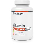 GymBeam Vitamin D3+K1+K2 Forte 120 kapslí - Vitamín