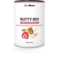 Ořechy GymBeam Nutty Mix s jahodami 300g