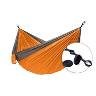 SET- Hamaka Camping (oranžová)+Tree strap - Houpací síť