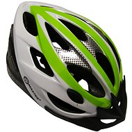 Cyklo přilba MASTER Force, L, zeleno-bílá - Helma na kolo