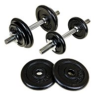 Stormred Painted Dumbbell Set 20 kg Black - Činka