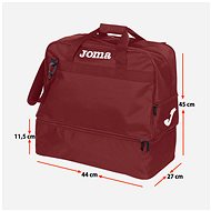 JOMA Trainning III burgundy -M - Sportovní taška