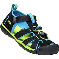 Keen Seacamp II CNX JR. Black/Brilliant Blue - Sandals