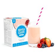 KetoDiet Proteinové smoothie - příchuť lesní směs (7 porcí) - Ketodieta