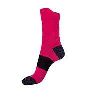 Sportovní ponožky RACE-PK, růžová/černá