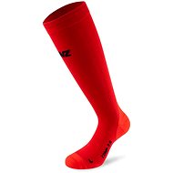 Lenz Compression  2.0 Merino red - Lyžařské ponožky