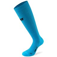 Lenz Compression 2.0 Merino azur 30 - Lyžařské ponožky