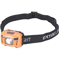 EXTOL LIGHT čelovka 100lm, USB nabíjení s IR čidlem, 3W LED - Čelovka